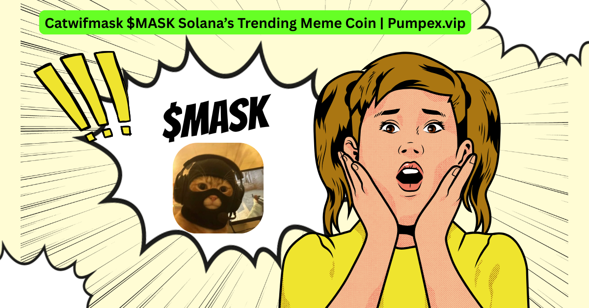 Catwifmask ($MASK) is Solana’s viral meme coin at $17M! Trade $MASK on Pumpex.vip with low fees & real-time alerts to profit in 2025. Join now!